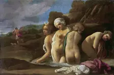 Diana and Actaeon, 1615. Creator: Bartolomeo Schedoni