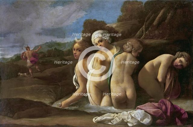 Diana and Actaeon, 1615. Creator: Bartolomeo Schedoni.