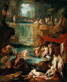 Diana and Actaeon 1743. Creator: Prenner, Georg Kaspar, von (1720-1766)
