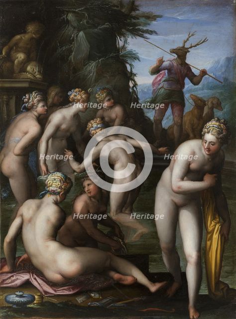 Diana and Actaeon, ca 1580-1585.