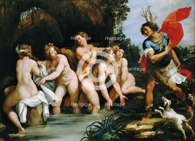 Diana and Actaeon, ca 1600-1603. Creator: Cesari, Giuseppe (1568-1640).