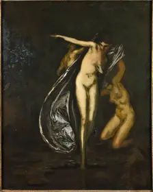 Diana and Actaeon (Artémis surprise au bain par Actéon)