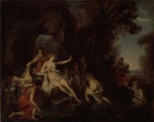 Diana and Actaeon. Artist: Galloche, Louis (1670-1761)