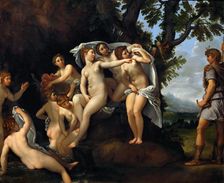 Diana and Actaeon, c. 1617. Creator: Albani, Francesco (1578-1660)