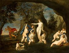 Diana and Actaeon, c. 1640. Creator: Albani, Francesco (1578-1660)