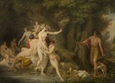 Diana and Actaeon, late 18th-early 19th century. Creator: Andries Lens