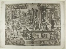 Diana and Actaeon (the Metamorphosis of Acteon), 1544. Creator: Jean Mignon