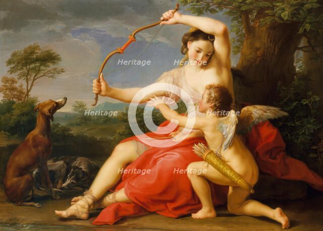 Diana and Cupid, 1761. Creator: Pompeo Batoni.