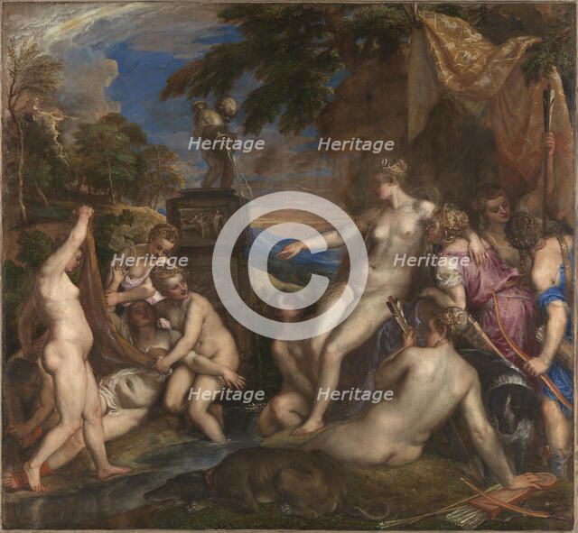 Diana and Callisto, 1556-1559. Creator: Titian (1488-1576).