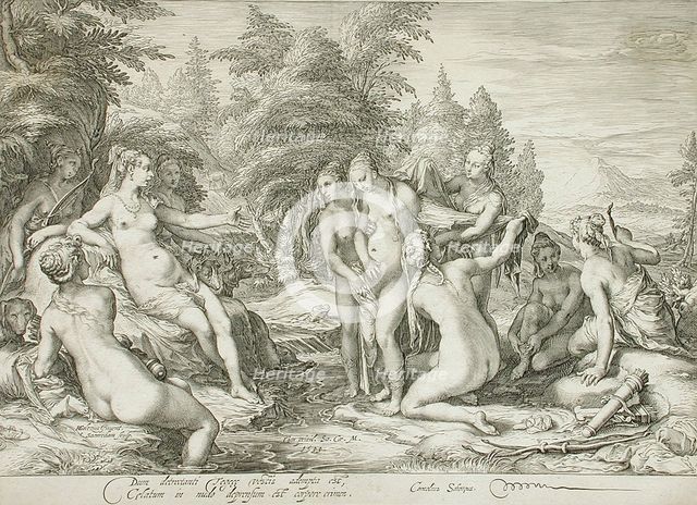 Diana and Callisto, 1599. Creator: Jan Saenredam.