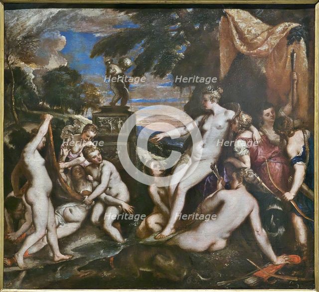 Diana and Callisto, 1650. Creator: Juan Bautista Martínez del Mazo.