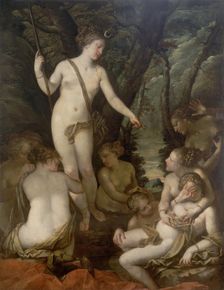 Diana and Callisto, 1655. Creator: Pietro Liberi