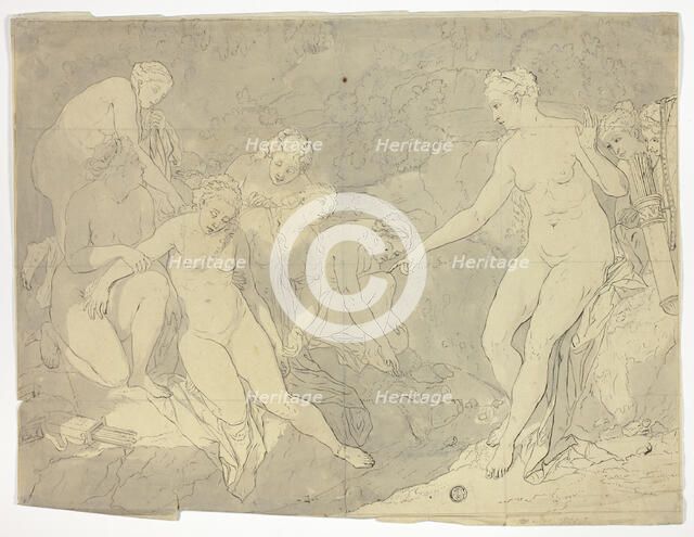 Diana and Callisto, n.d. Creator: Possibly Adriaen van der Werff Dutch, 1659-1722.