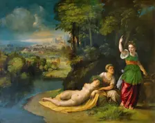 Diana and Callisto, ca 1528