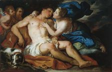 Diana and Endymion, 1690/95. Creator: Johann Michael Rottmayr