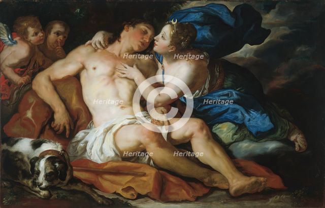 Diana and Endymion, 1690/95. Creator: Johann Michael Rottmayr.
