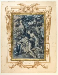 Diana and Endymion, 16th century. Creator: Marco del Moro (c. 1536-1586)