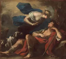 Diana and Endymion, c. 1675/1680. Creator: Luca Giordano