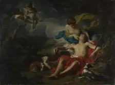 Diana and Endymion, c. 1740. Artist: Subleyras, Pierre (1699-1749)