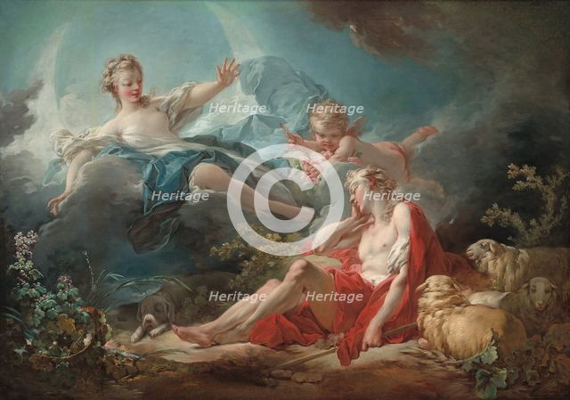 Diana and Endymion, c. 1753/1756. Creator: Jean-Honore Fragonard.