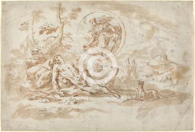 Diana and Endymion. Creator: Gaspare Diziani.