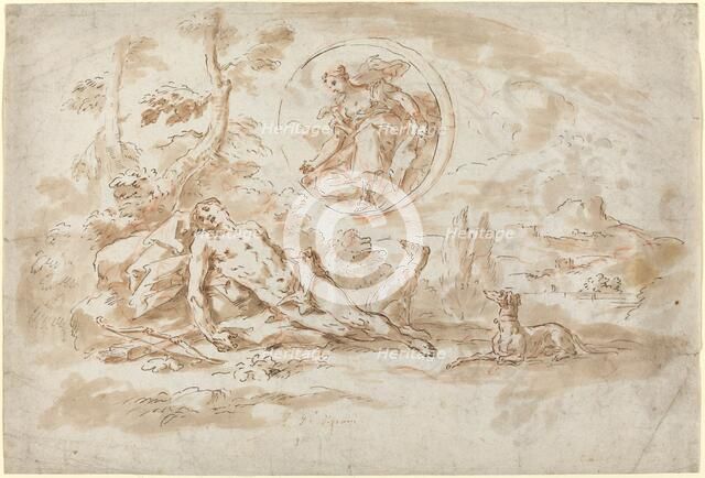 Diana and Endymion. Creator: Gaspare Diziani.