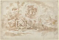 Diana and Endymion. Creator: Gaspare Diziani