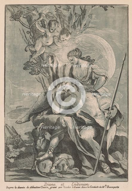 Diana and Endymion. Creator: Nicolas LeSueur (French, 1691-1764).