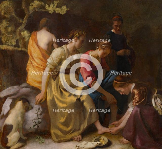 Diana and Her Companions, ca 1654. Artist: Vermeer, Jan (Johannes) (1632-1675)