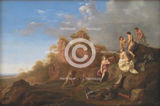 Diana and her Nymphs, 1659. Creator: Cornelis van Poelenburch.
