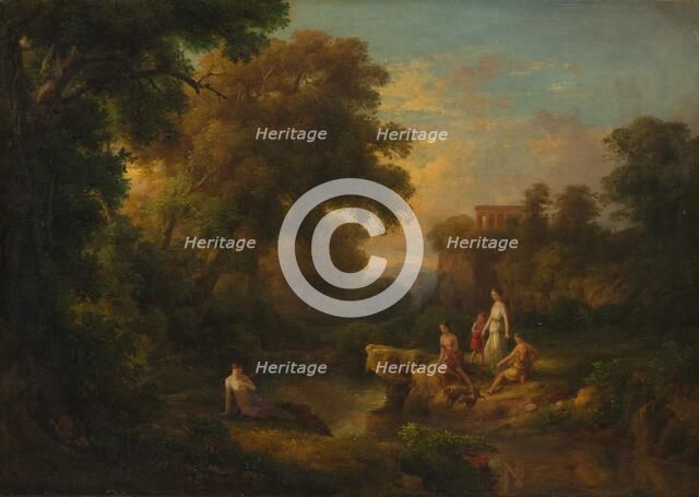 Diana and Her Nymphs, 1853. Creator: Károly Markó (Hungarian, 1791-1860).