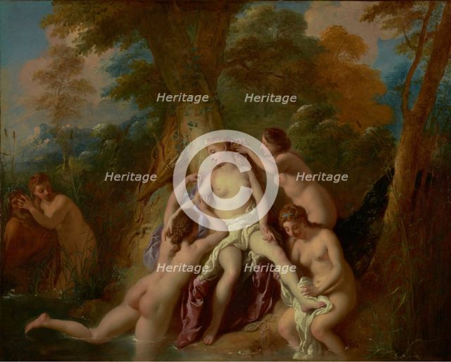 Diana and Her Nymphs Bathing, 1722-1724. Creator: Jean Francois de Troy.