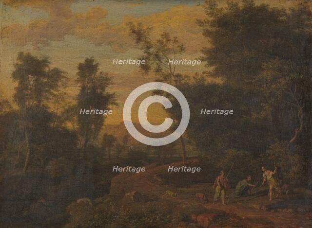 Diana and Her Nymphs Hunting, c.1685. Creator: Abraham Genoels II.