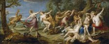 Diana and her Nymphs surprised by Satyrs, 1638-1640. Artist: Rubens, Pieter Paul (1577-1640)