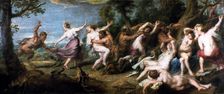 Diana and her Nymphs Surprised by the Fauns 1638-1640. Artist: Peter Paul Rubens