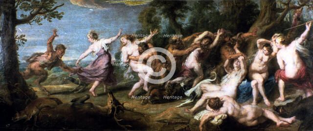 'Diana and her Nymphs Surprised by the Fauns', 1638-1640. Artist: Peter Paul Rubens
