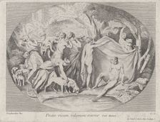 Diana at the Bath After Returning from the Hunt, ca. 1730-60. Creator: Caylus, Anne-Claude-Philippe de