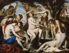 Diana bathing