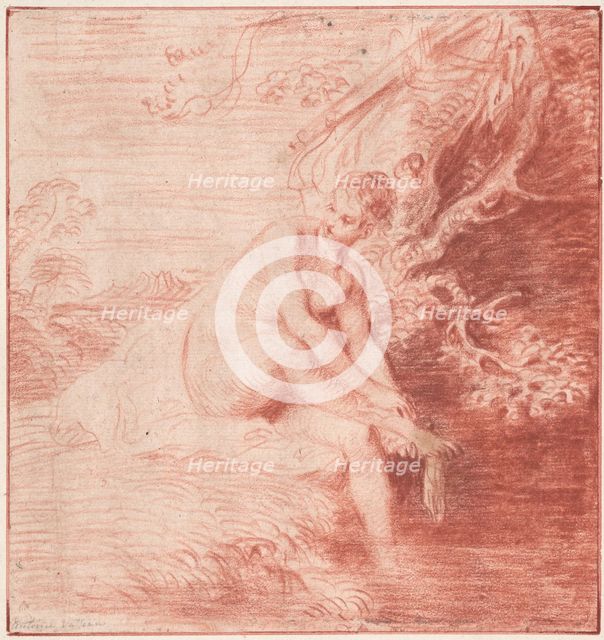 Diana Bathing, c. 1716. Artist: Watteau, Jean Antoine (1684-1721)