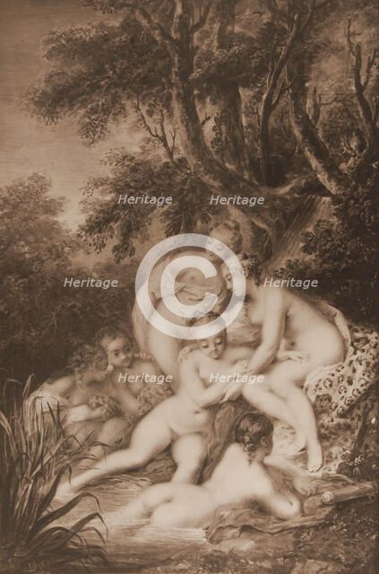 Diana bathing surrounded by five nymphs. Creator: Jacques Charlier.