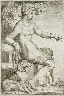 Diana, between 1607 and 1610. Creator: Jacob Matham