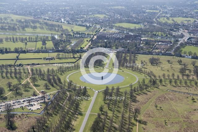 Diana Fountain, Bushy Park, Richmond upon Thames, London, 2018. Creator: Historic England Staff Photographer.