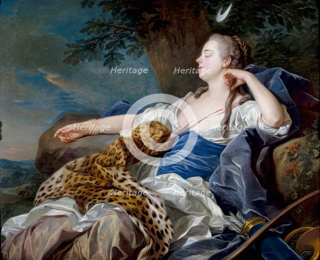 Diana in a Landscape, 1739. Creator: Louis Michel Vanloo.