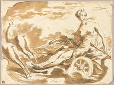 Diana in Her Chariot, n.d. Creator: Joseph Francois Parrocel