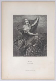 Diana on her chariot, 1832-1902. Creator: Albert Henry Payne
