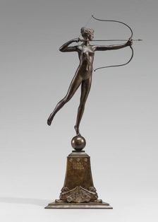 Diana of the Tower, model 1892/1893, cast 1899. Creator: Augustus Saint-Gaudens