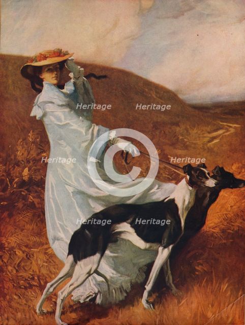 'Diana of the Uplands', 1903-1904, (1935).  Creator: Charles Wellington Furse.