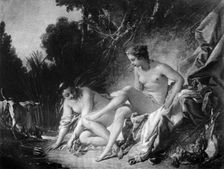 Diana leaving her bath 18th century (1905).Artist: François Boucher