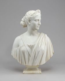 Diana, model 1852, carved 1853. Creator: Hiram Powers