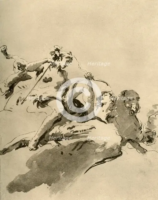'Diana (?)', mid 18th century, (1928). Artist: Giovanni Battista Tiepolo.